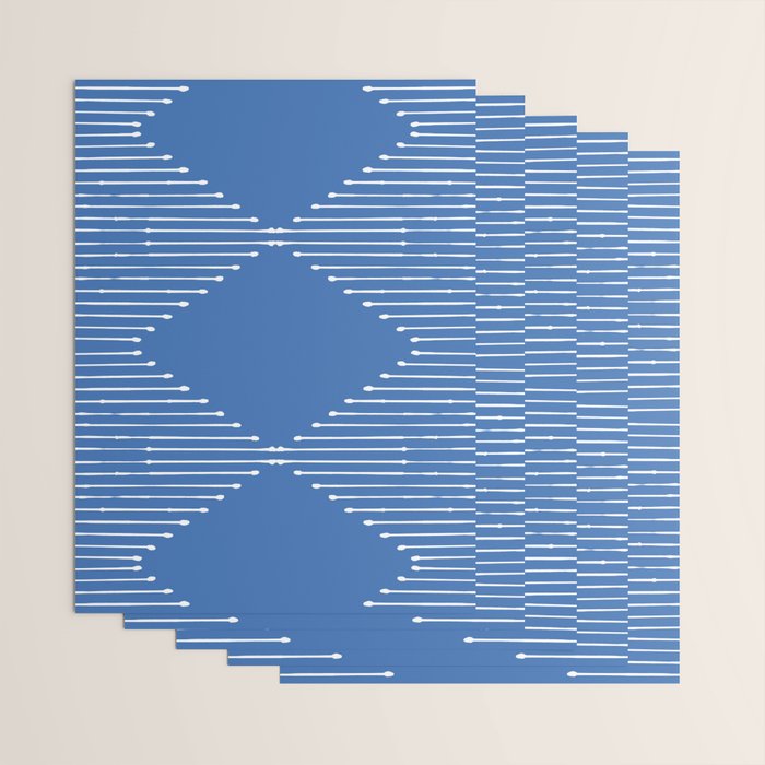 Geo (Sky Blue) Wrapping Paper Gallery Image 3