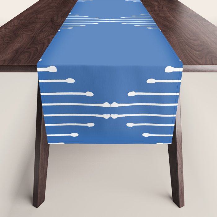Geo (Sky Blue) Table Runner Gallery Image 1