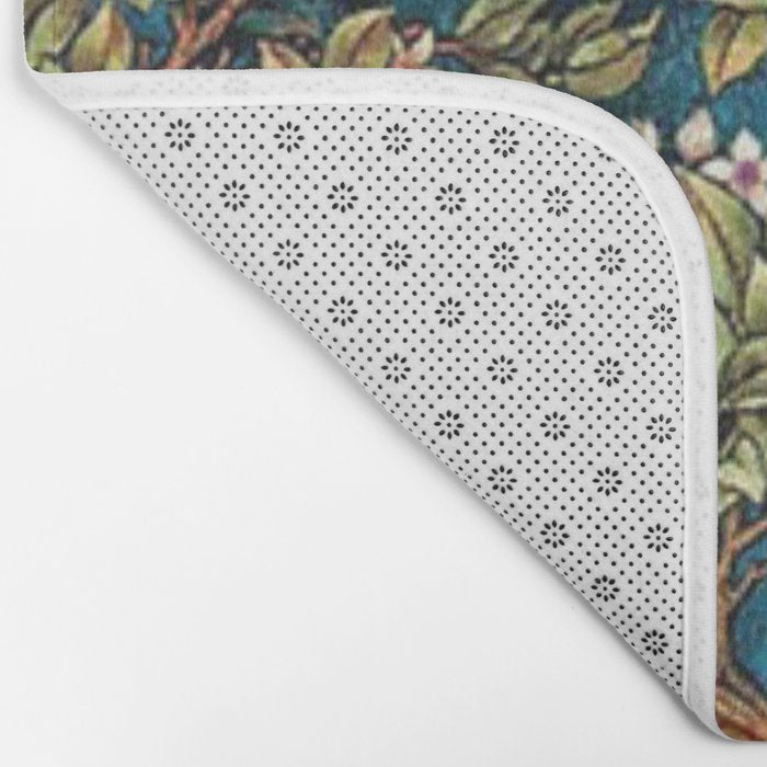 William Morris Tree Of Life, Morris floral,No, 1. Bath Mat Gallery Image 2
