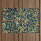William Morris Tree Of Life, Morris floral,No, 1. Outdoor Rug Gallery Image 1