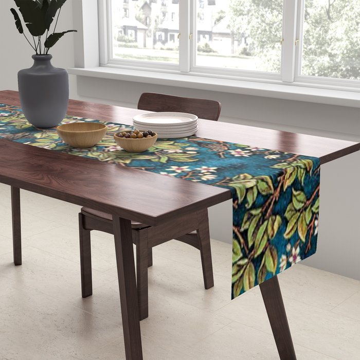 William Morris Tree Of Life, Morris floral,No, 1. Table Runner Gallery Image 2