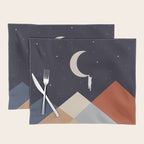 Cat Landscape 176 Hang on the Moon Placemat Gallery Image 1