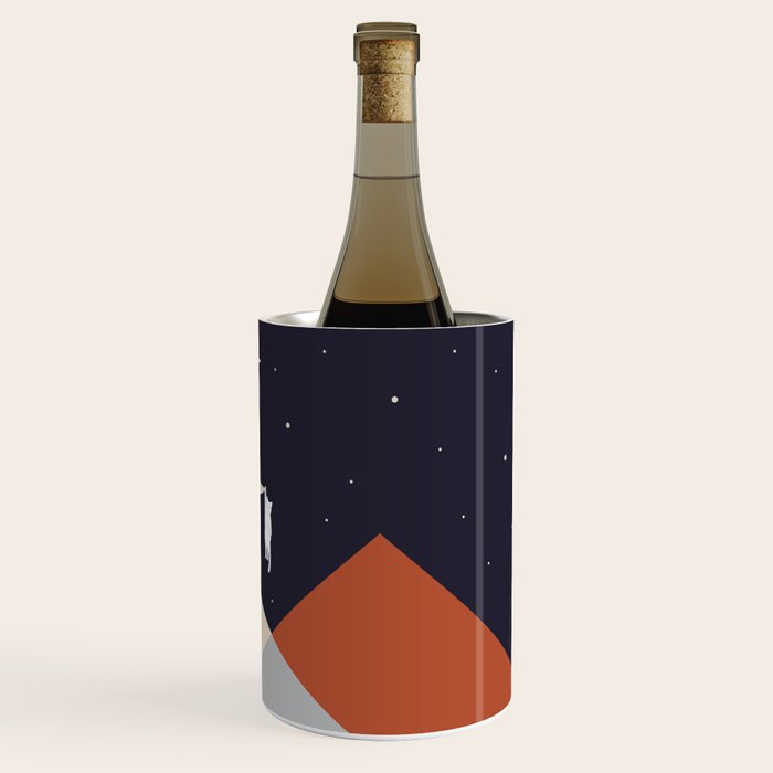 Cat Landscape 176 Hang on the Moon Wine Chiller Gallery Image 3