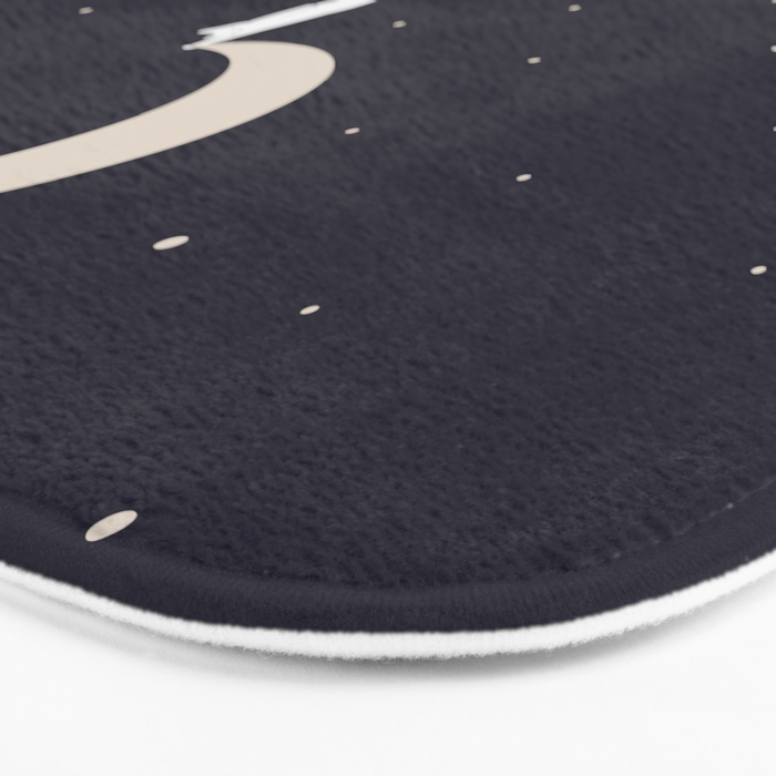 Cat Landscape 176 Hang on the Moon Bath Mat Gallery Image 3