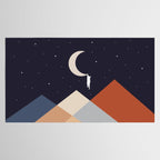 Cat Landscape 176 Hang on the Moon Tablecloth Gallery Image 2