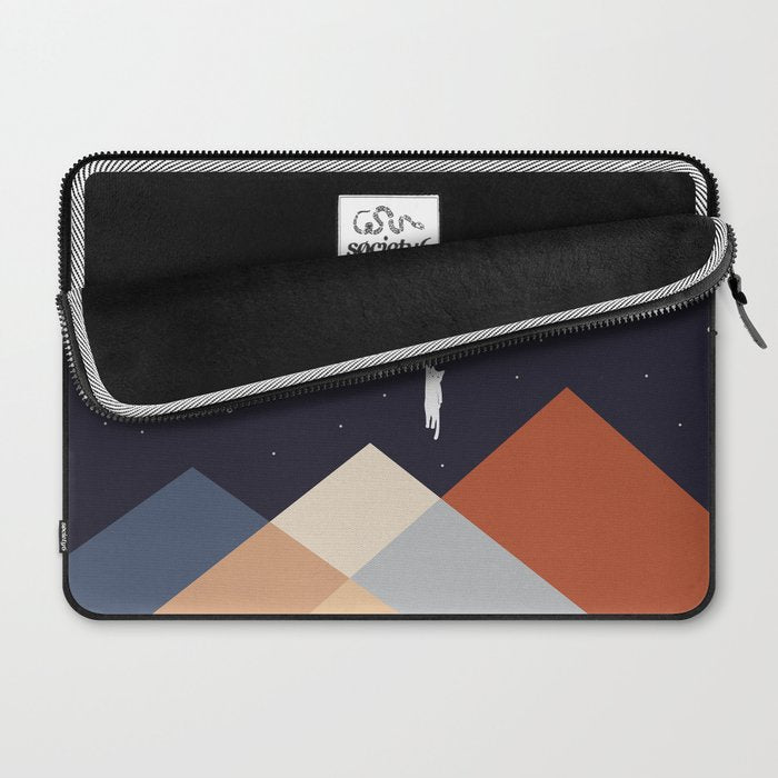 Cat Landscape 176 Hang on the Moon Laptop Sleeve Gallery Image 2