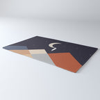 Cat Landscape 176 Hang on the Moon Rug Gallery Image 3