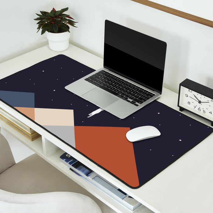 Cat Landscape 176 Hang on the Moon Desk Mat Gallery Image 2