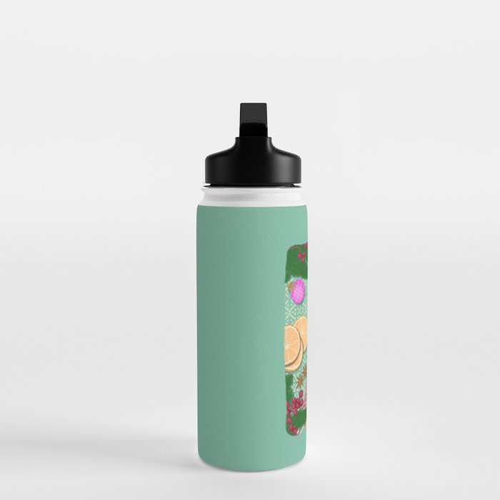 Whimsical Festive Holiday Baking Water Bottle Gallery Image 3