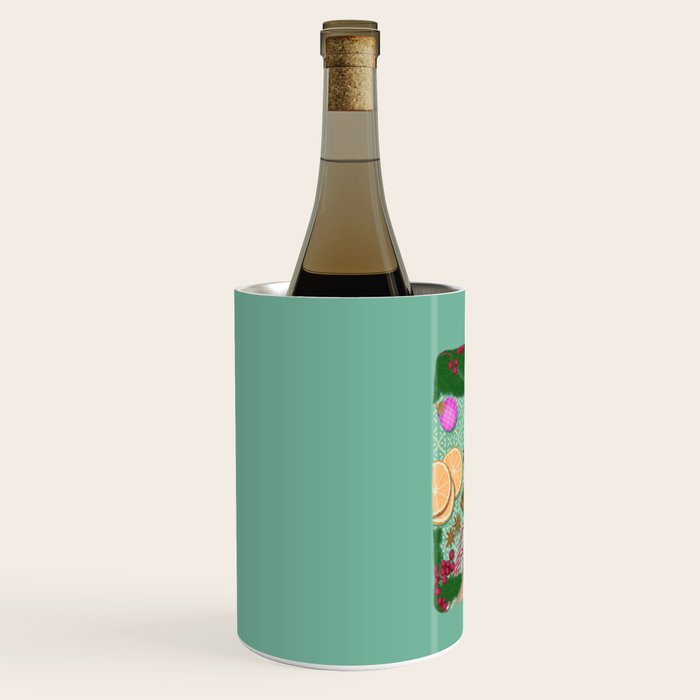 Whimsical Festive Holiday Baking Wine Chiller Gallery Image 2