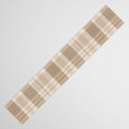 Plaid Prints, Brown and Beige Table Runner Gallery Image 3