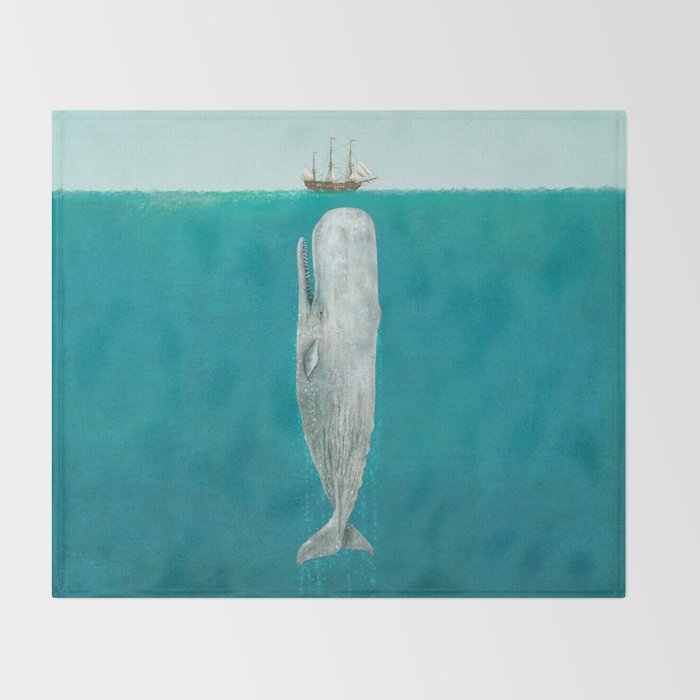 The Whale - Full Length  Throw Blanket Gallery Image 2
