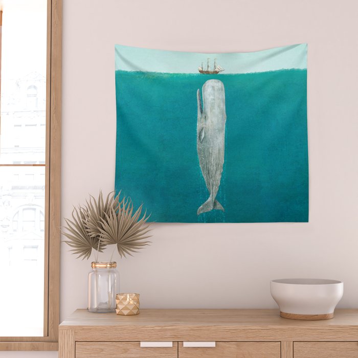 The Whale - Full Length  Wall Tapestry Gallery Image 2