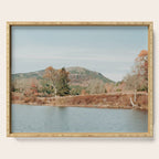 A Weekend in Autumn - travel photography Maine cottagecore landscape nature Serving Tray Gallery Image 1