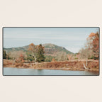 A Weekend in Autumn - travel photography Maine cottagecore landscape nature Desk Mat Gallery Image 3