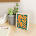 Pine Green & Tangerine: Matisse Paper Cutouts 01 Mini Art Print Gallery Image 2