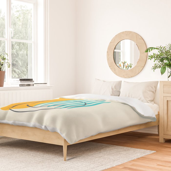 Mid Century Abstraction Duvet Cover Gallery Image 2