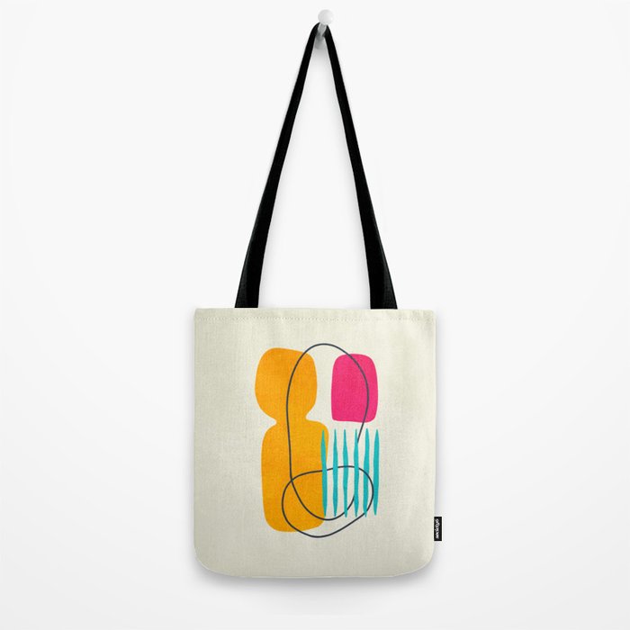 Mid Century Abstraction Tote Bag Gallery Image 2