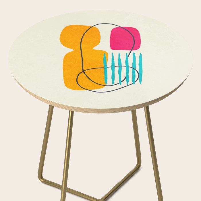 Mid Century Abstraction Side Table Gallery Image 2