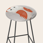 Barn Owl, Bird of United Kingdom Stool Gallery Image 2