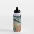 Poppy Field in a Hollow near Giverny Claude Monet Water Bottle Gallery Image 3