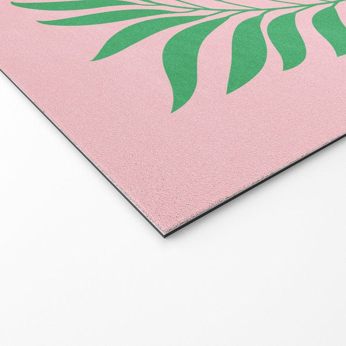 Two Ferns: Azalea & Ocean Green Welcome Mat Gallery Image 2