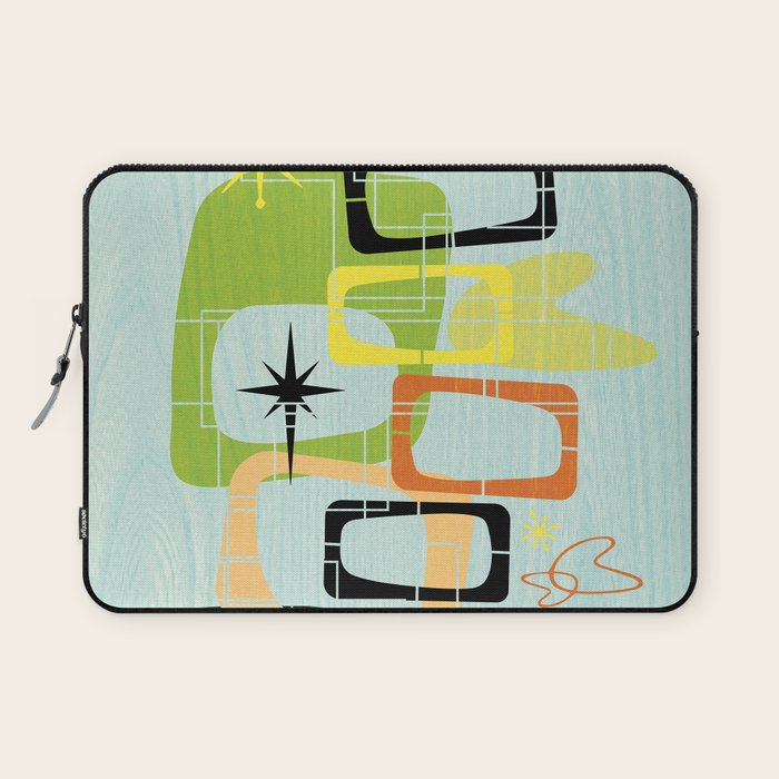 Mid Century Modern Babe Laptop Sleeve Gallery Image 1
