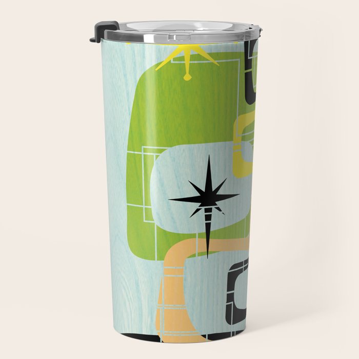 Mid Century Modern Babe Travel Mug Gallery Image 3