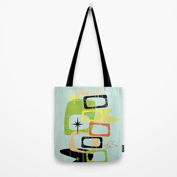 Mid Century Modern Babe Tote Bag Gallery Image 2