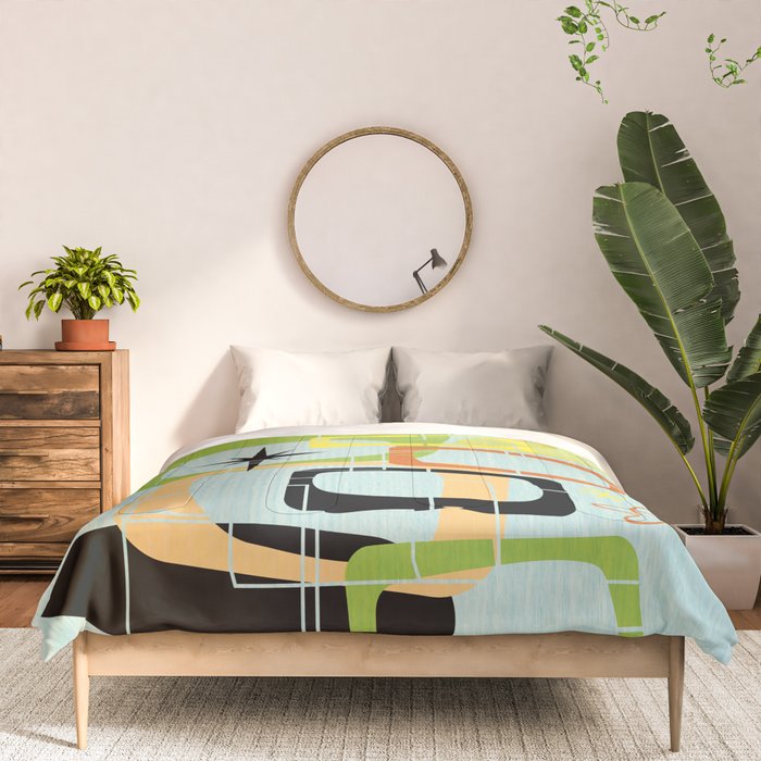 Mid Century Modern Babe Comforter Gallery Image 3