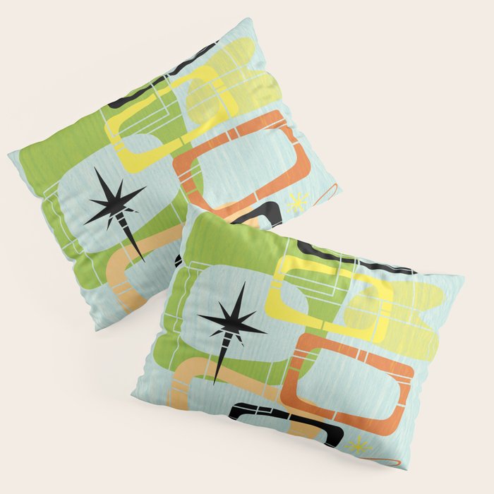Mid Century Modern Babe Pillow Sham Gallery Image 3