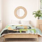 Mid Century Modern Babe Duvet Cover Gallery Image 3