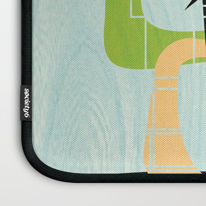 Mid Century Modern Babe Laptop Sleeve Gallery Image 3