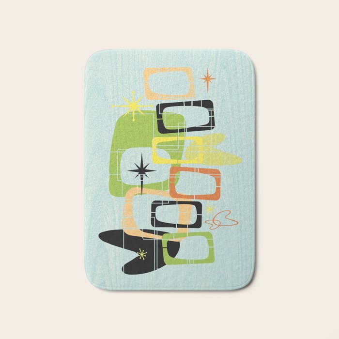 Mid Century Modern Babe Bath Mat Gallery Image 1