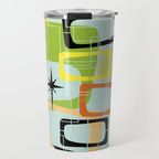Mid Century Modern Babe Travel Mug Gallery Image 1