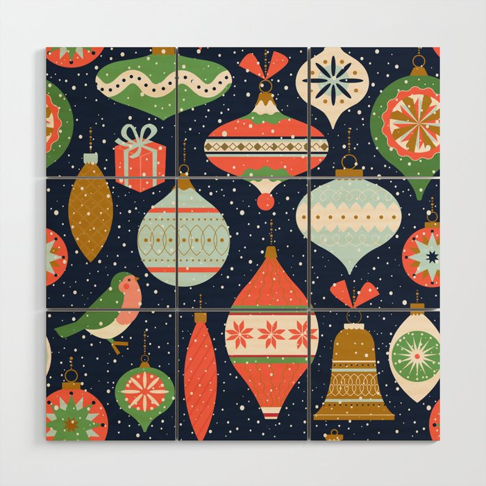 Merry Christmas Decor Wood Wall Art Gallery Image 1