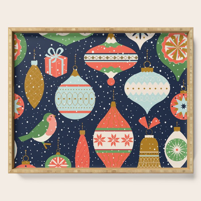 Merry Christmas Decor Serving Tray Gallery Image 1
