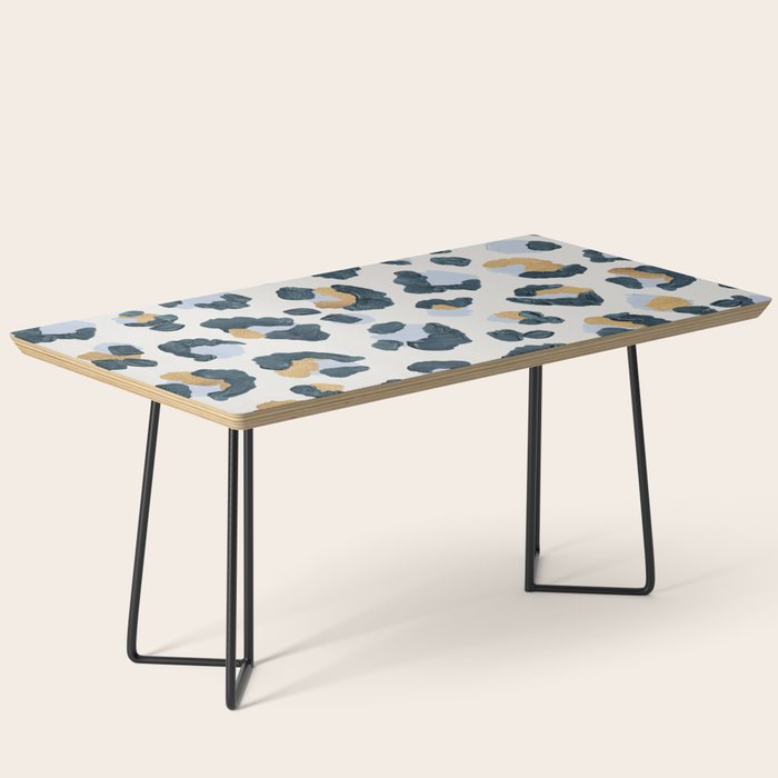 Snow Leopard Print Coffee Table Gallery Image 1