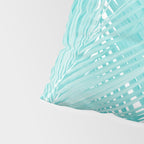 Soft Turquoise Palm Leaves Dream - Cali Summer Vibes #3 #tropical #decor #art Pillow Sham Gallery Image 4