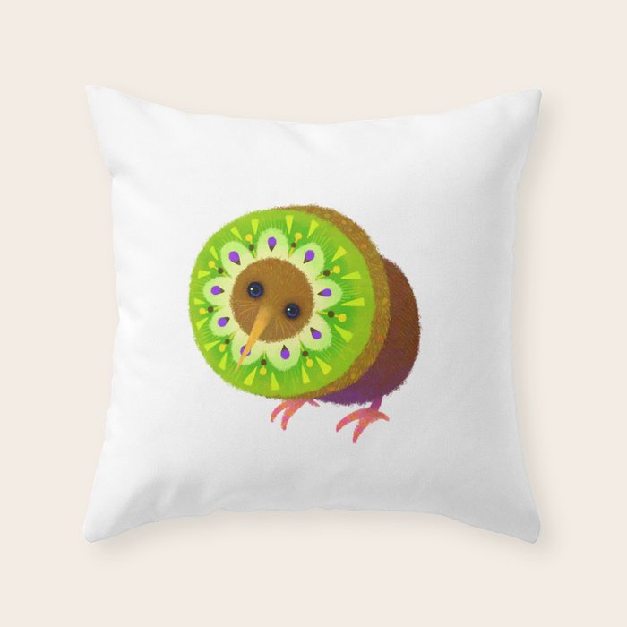 Kiwi Throw Pillow Gallery Image 1
