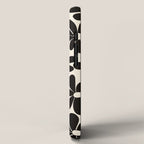 Retro Groovy Black & White Flowers iPhone Case Gallery Image 2