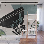 Eucalyptus Boho Botanical Wall Mural Gallery Image 1