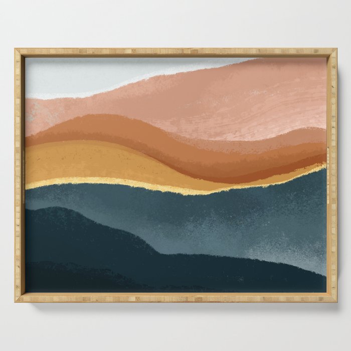 Calming Waves Serving Tray Gallery Image 1