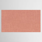 Salmon Linen Texture Tablecloth Gallery Image 2