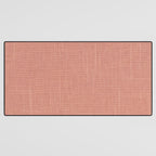 Salmon Linen Texture Desk Mat Gallery Image 3