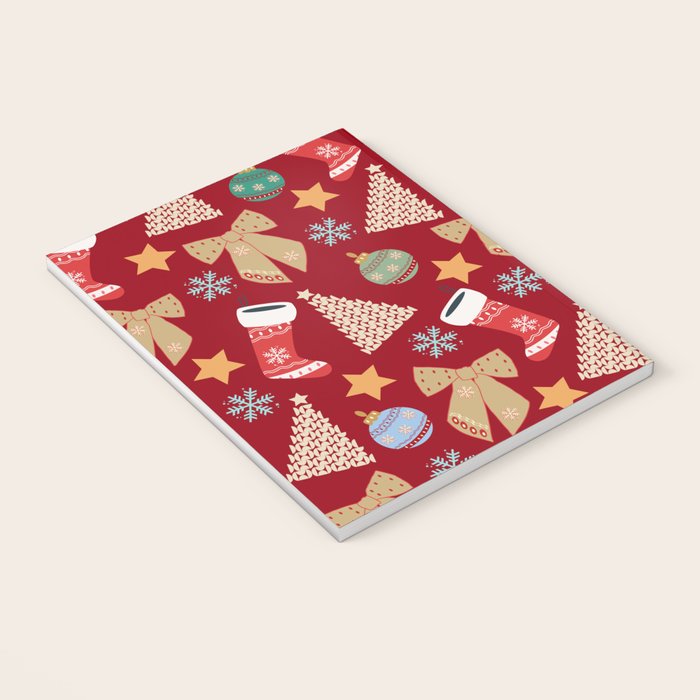 Cute Christmas Red Notebook Gallery Image 3