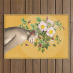Floral beauty 12 Outdoor Rug Gallery Image 1