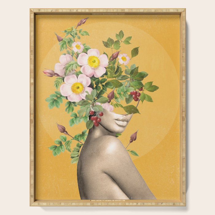 Floral beauty 12 Serving Tray Gallery Image 1