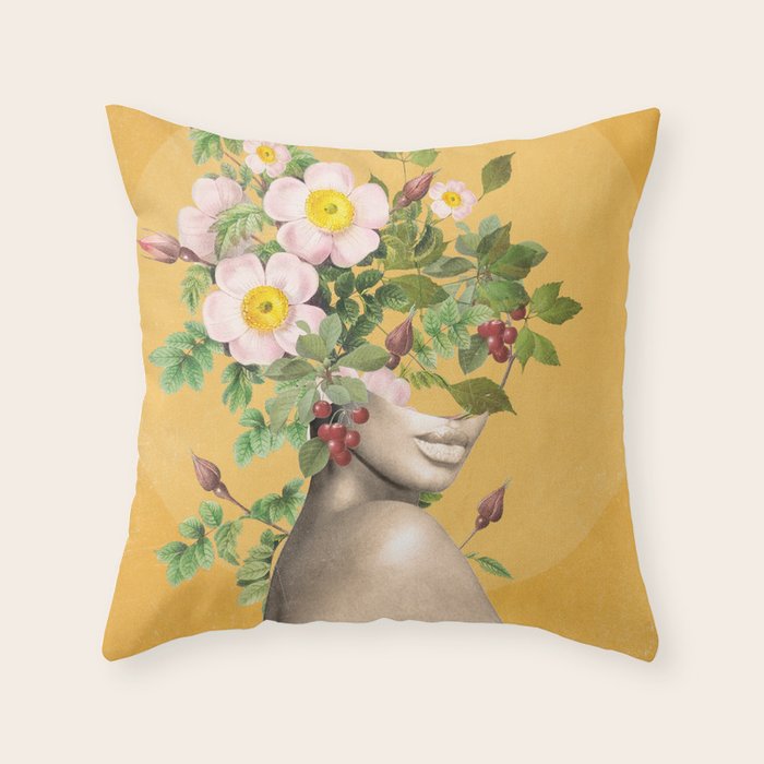 Floral beauty 12 Throw Pillow Gallery Image 1