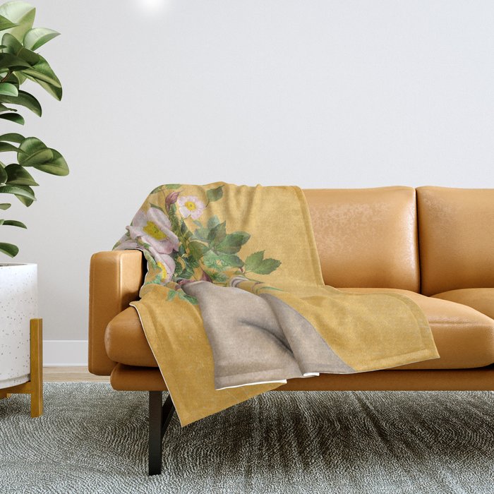 Floral beauty 12 Throw Blanket Gallery Image 1